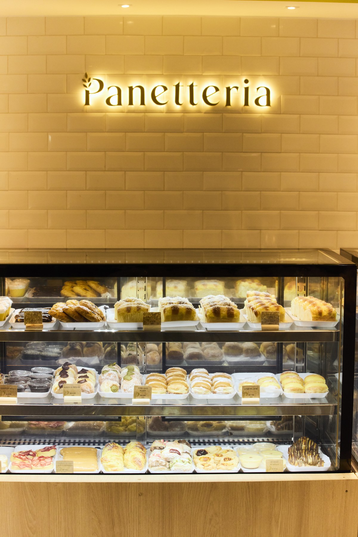 Prateleira de pães da Panetteria